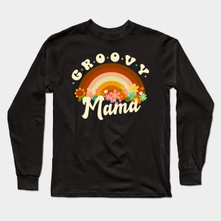 Groovy Mama Mother's Day Long Sleeve T-Shirt